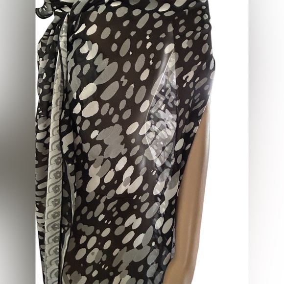 Shawl Dawls Sheer Maxi Swimsuit Coverup Vacation Oversized Sleeveless Women OS - Picture 7 of 8